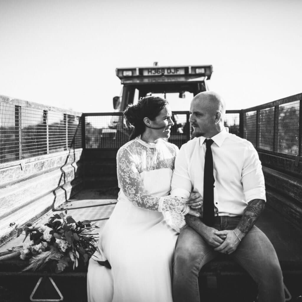 Elizabeth and James at their Duston Mill wedding